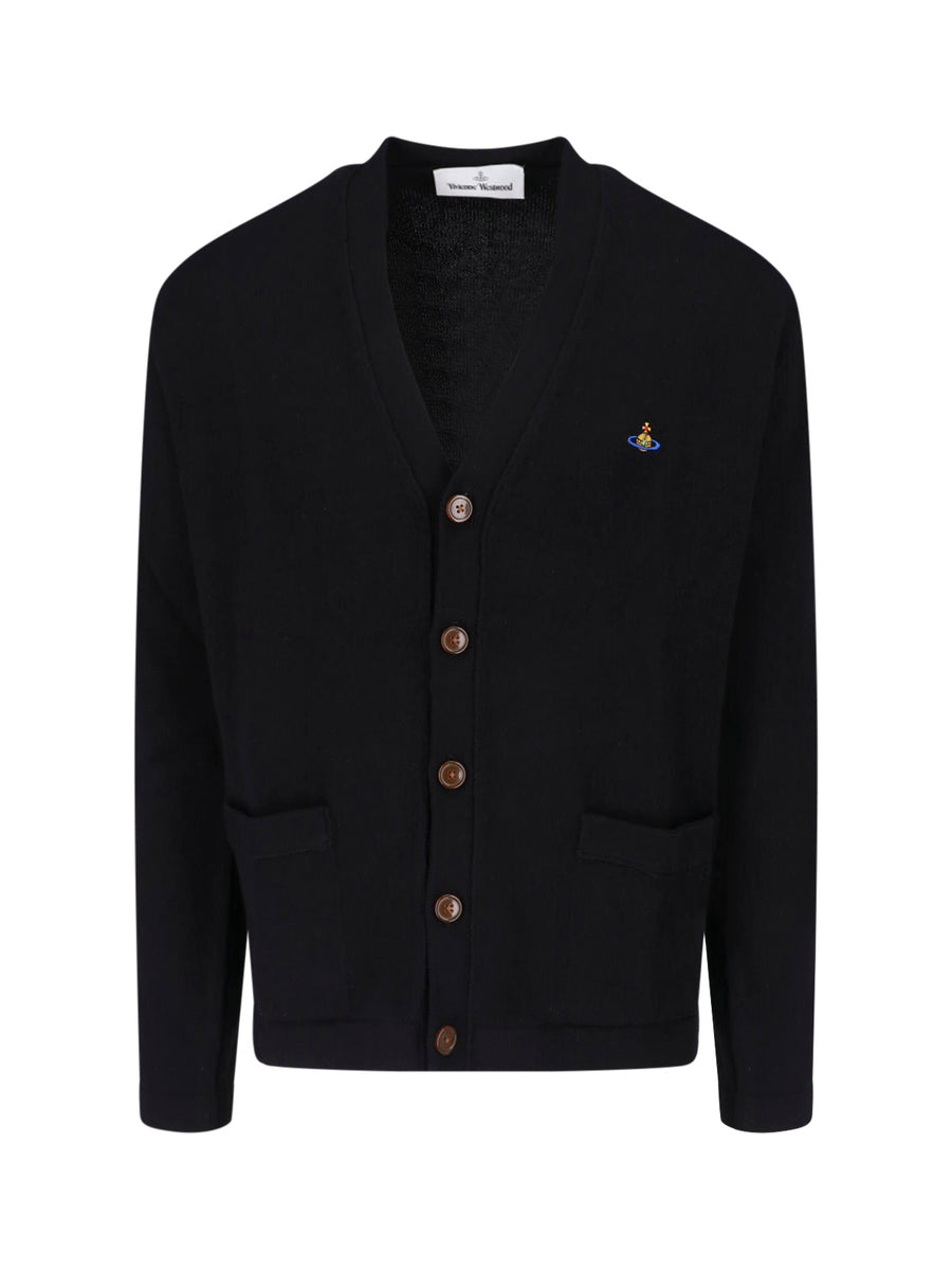 Vivienne Westwood 85% Cotton cardigan in black