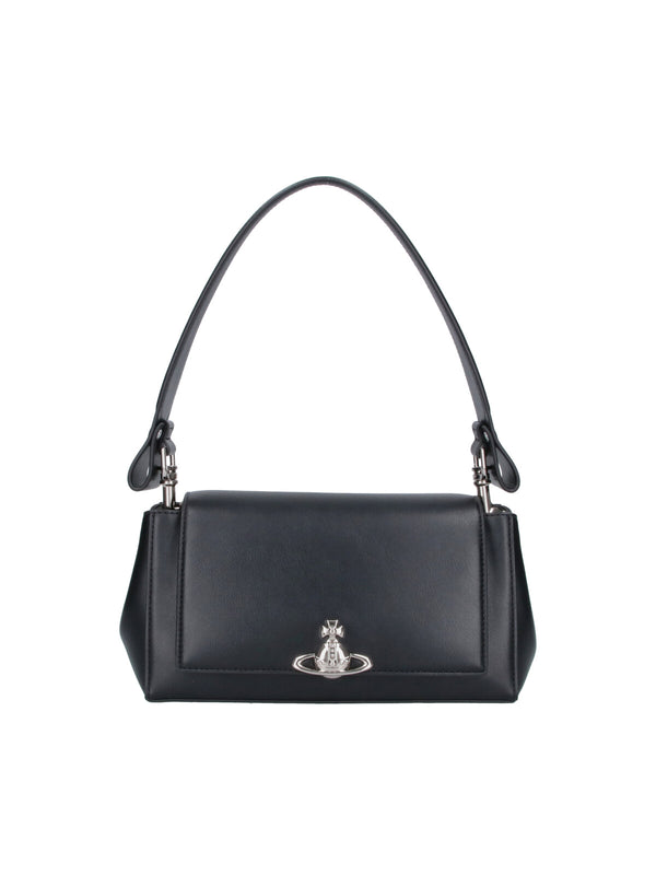 Vivienne Westwood 100% Polyester shoulder bag in black