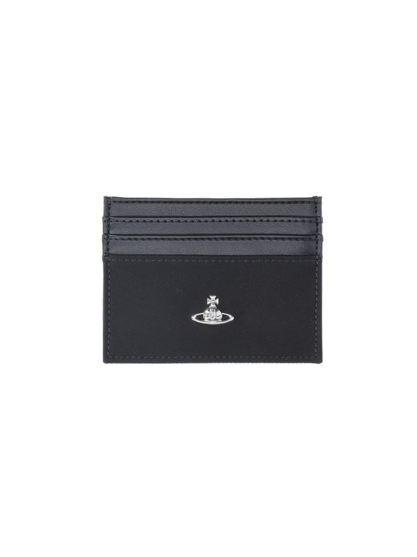 Vivienne Westwood 100% Polyester card case in black