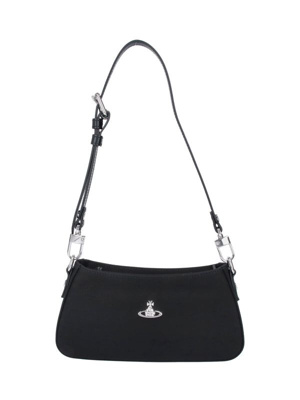 Vivienne Westwood 100% Polyester shoulder bag in black