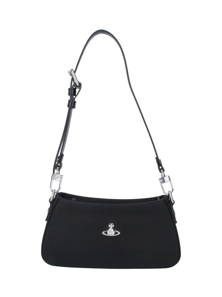 Vivienne Westwood 100% Polyester shoulder bag in black