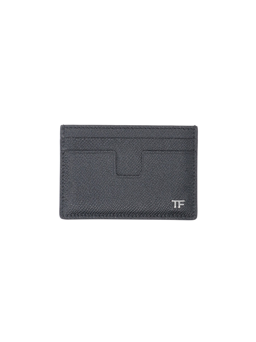 Tom Ford 100% Calf Leather card case in black