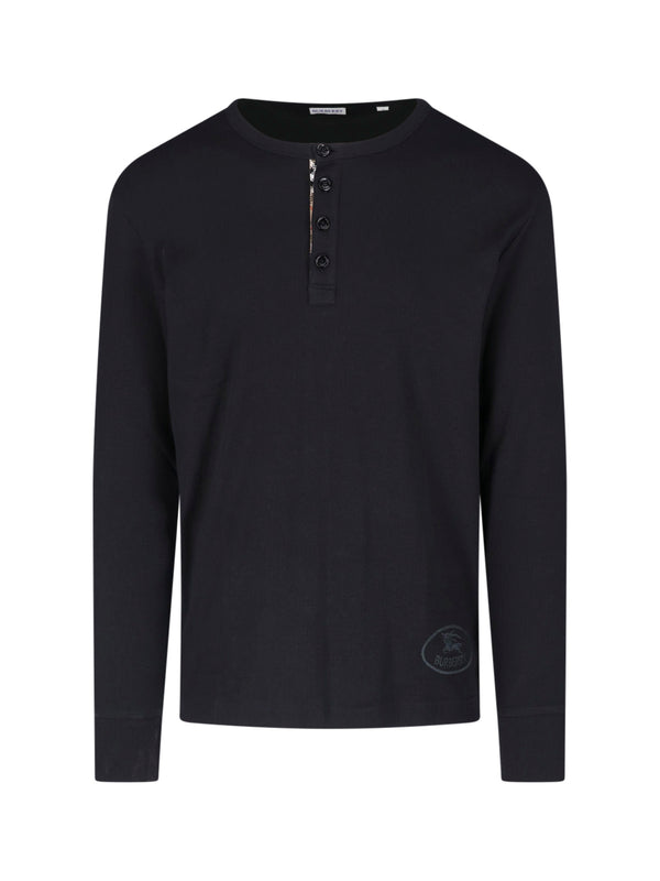 Burberry 98% Cotton t-shirt in black