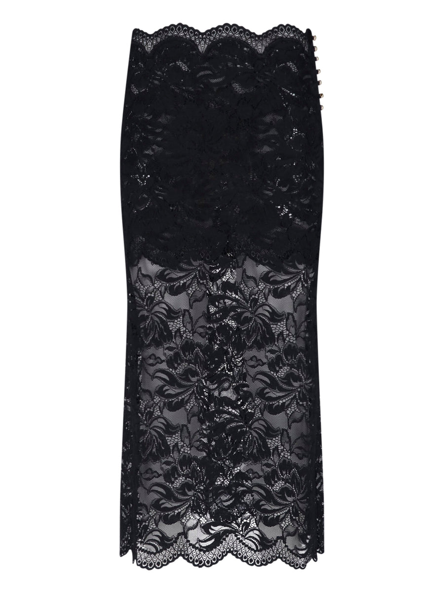 Rabanne 90% Polyamide skirt in black