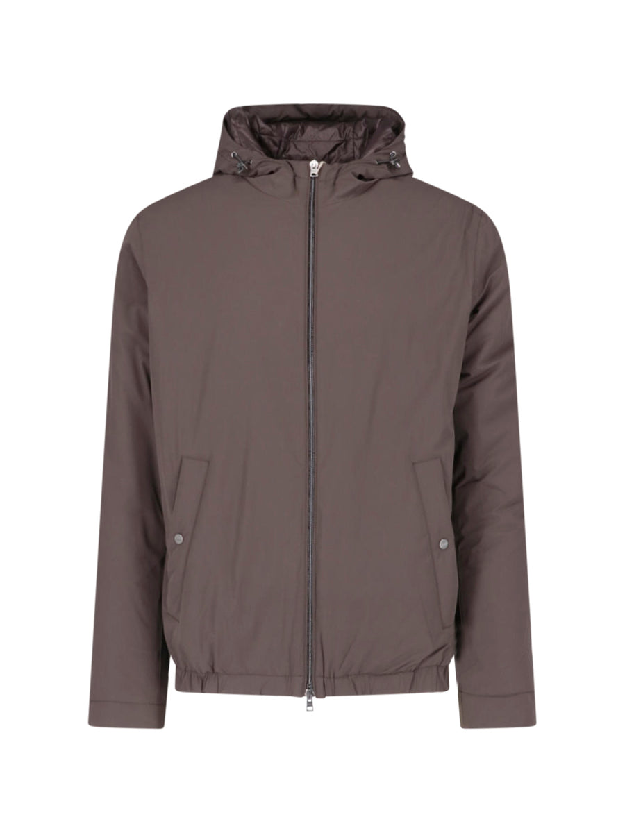 Herno 86% Polyamide jacket in brown