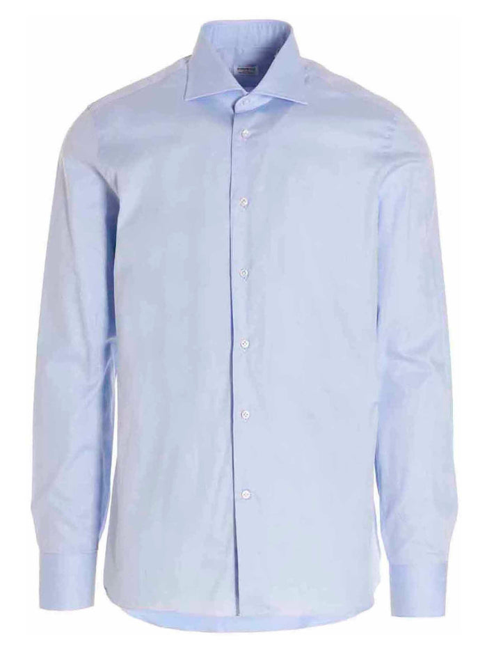 Marechiaro shirt Light Blue Cotton Shirt, Blouse
