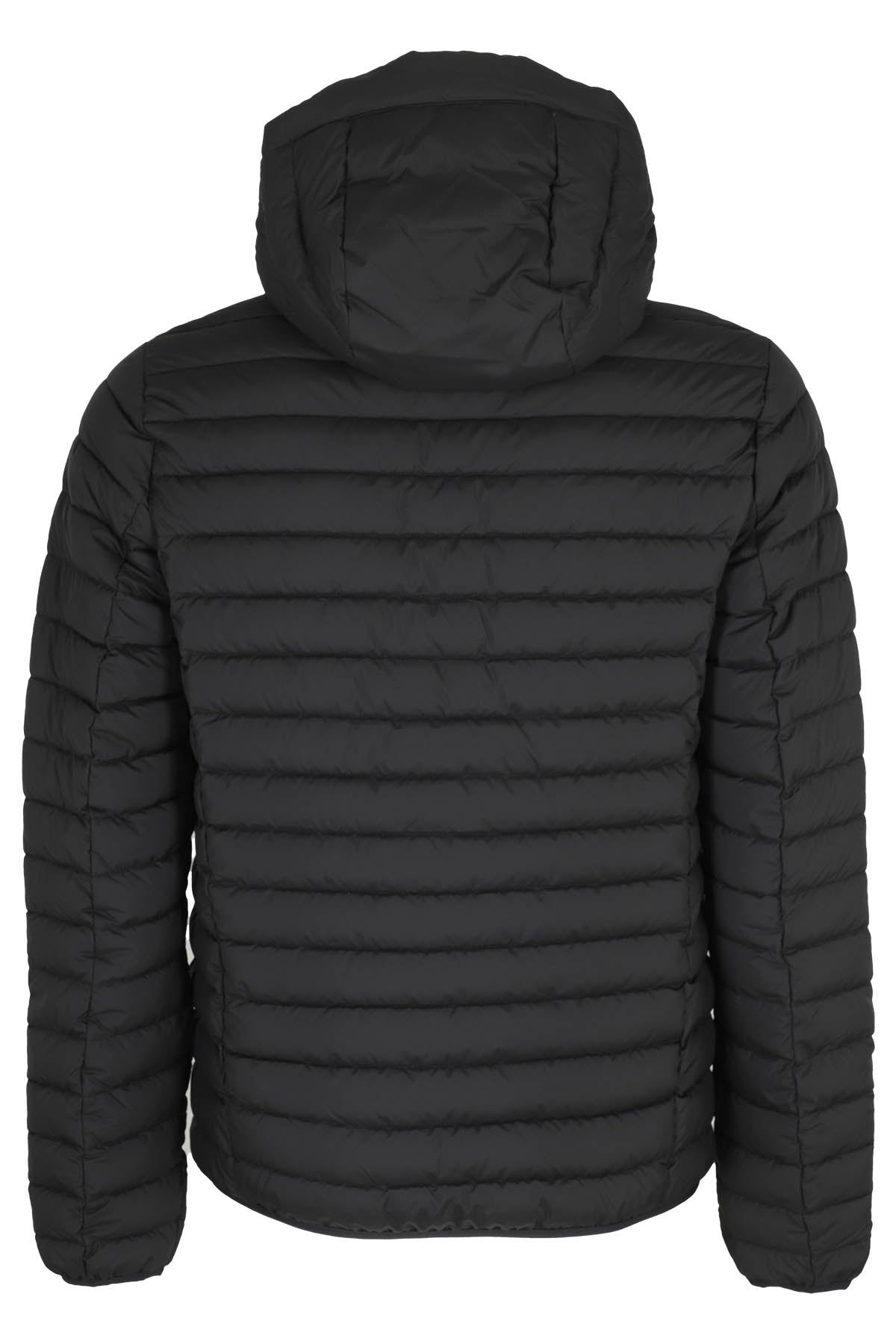 100 Grammi Cappuccio Black Nylon Giubbotto