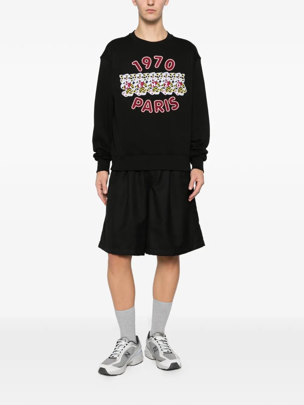 Sweatshirt Black Cotton