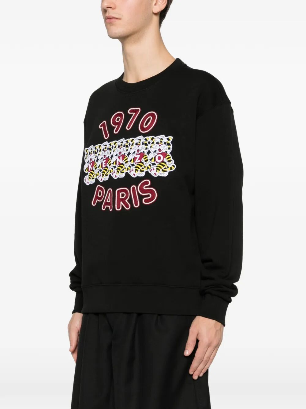 Sweatshirt Black Cotton