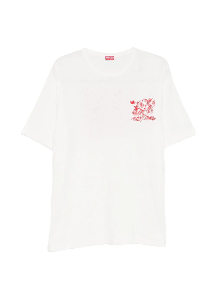 T-shirt White Cotton Tshirt