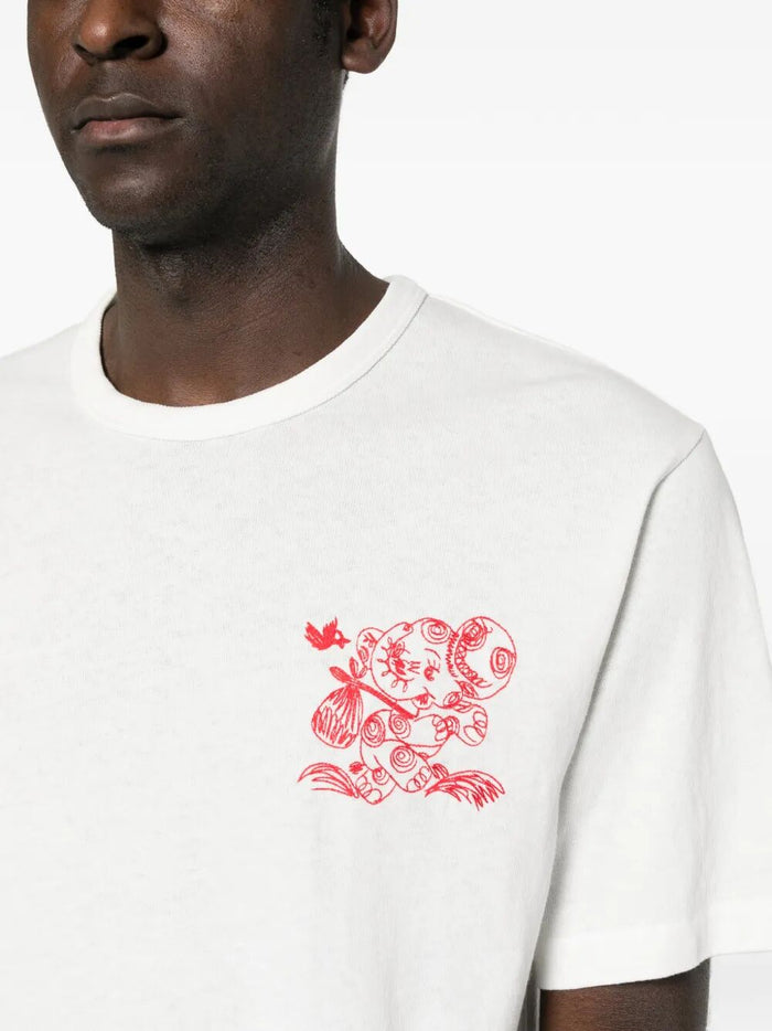 T-shirt White Cotton Tshirt