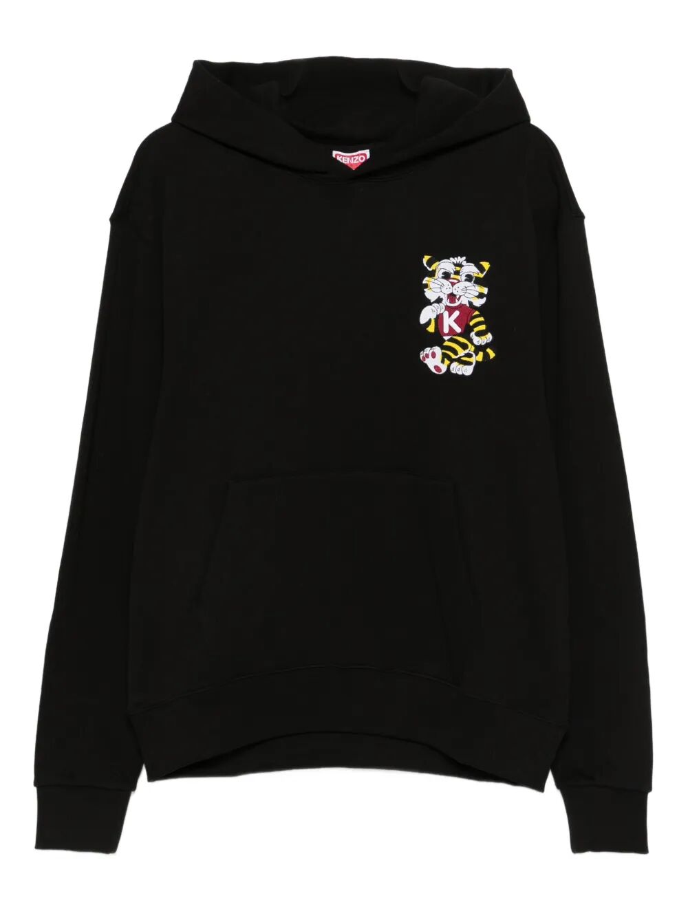 Hoodie Black Cotton Sweatshirt