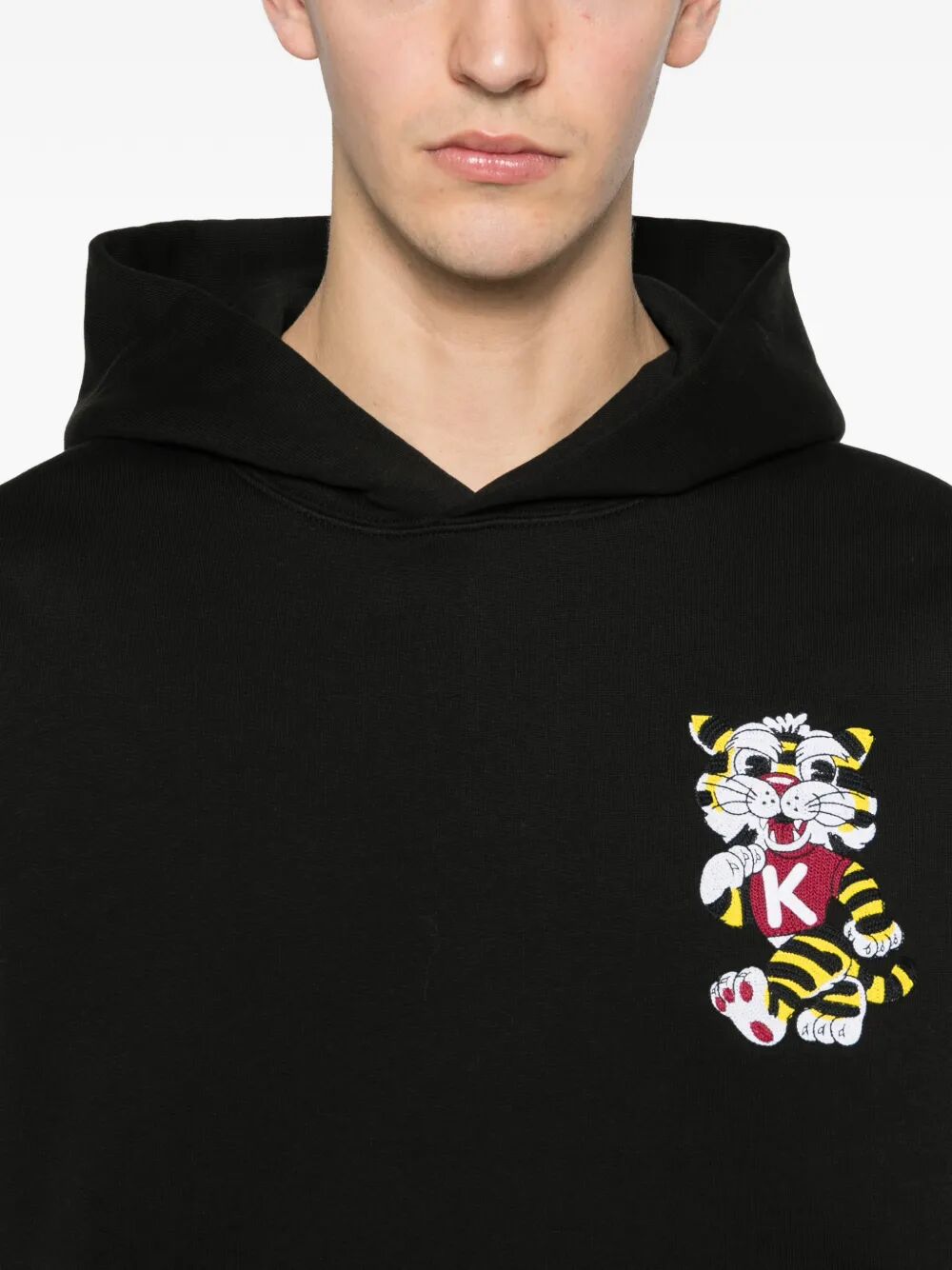 Hoodie Black Cotton Sweatshirt