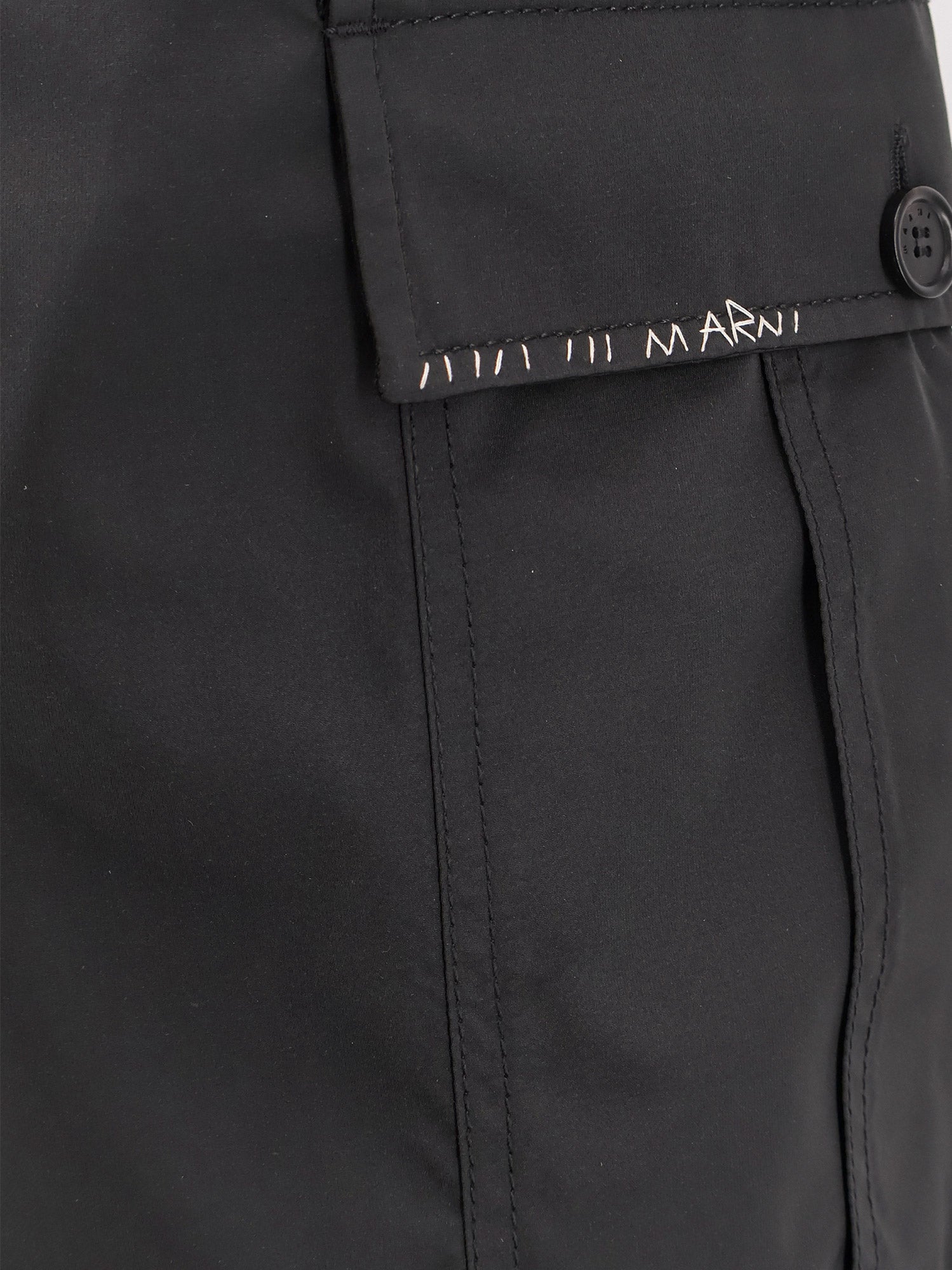 Marni RTW Black Poliestere Riciclato Cotone