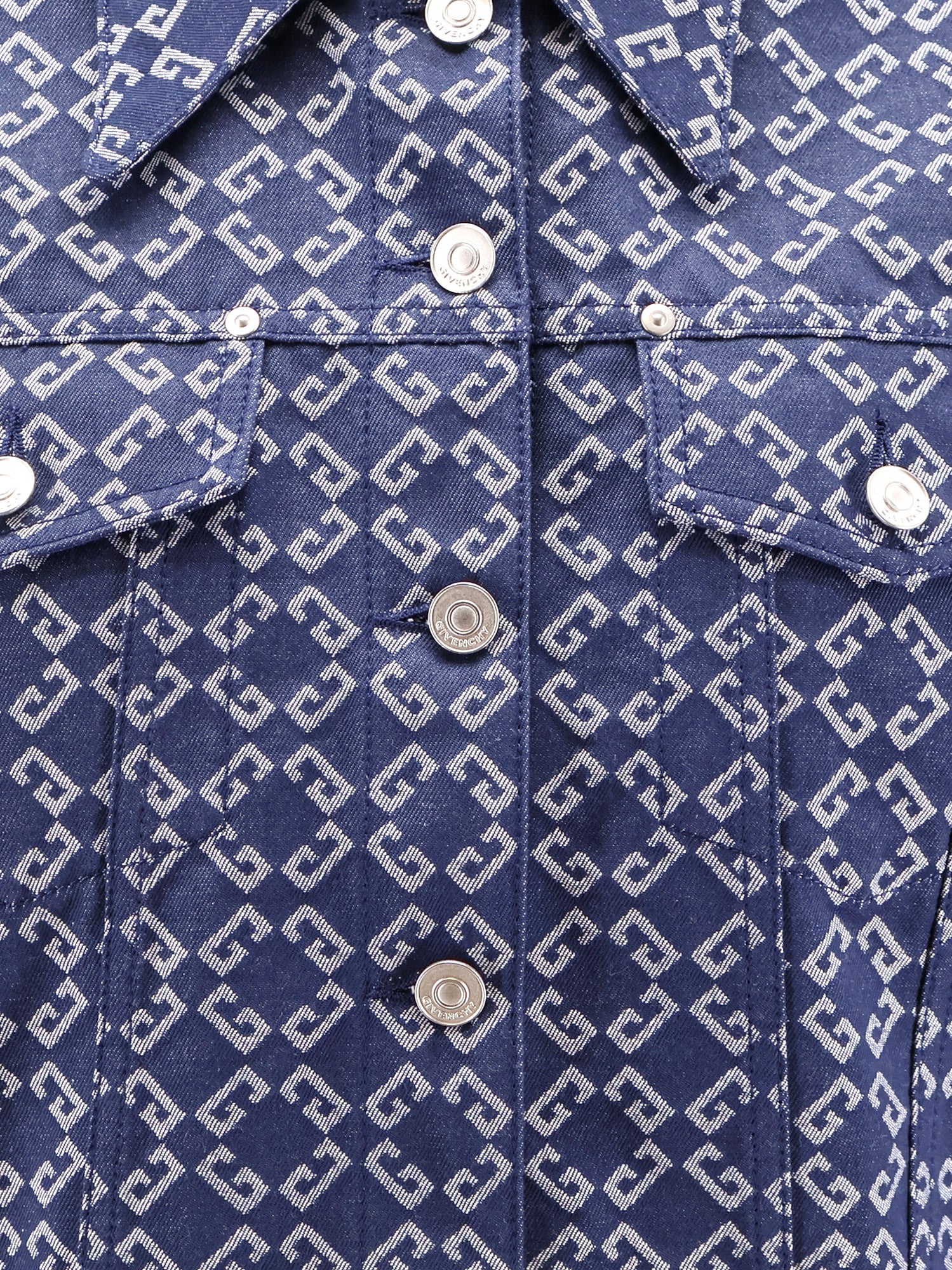 Givenchy Jackets Denim Blue Cotone