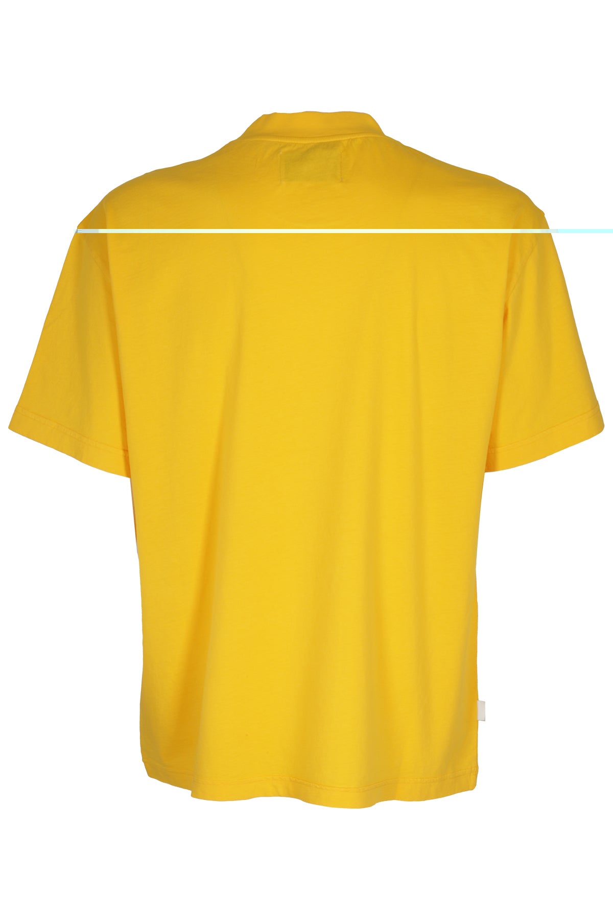 Regular Fit Tee, Printed Classic Logo Yellow & Orange Cotone T-shirt