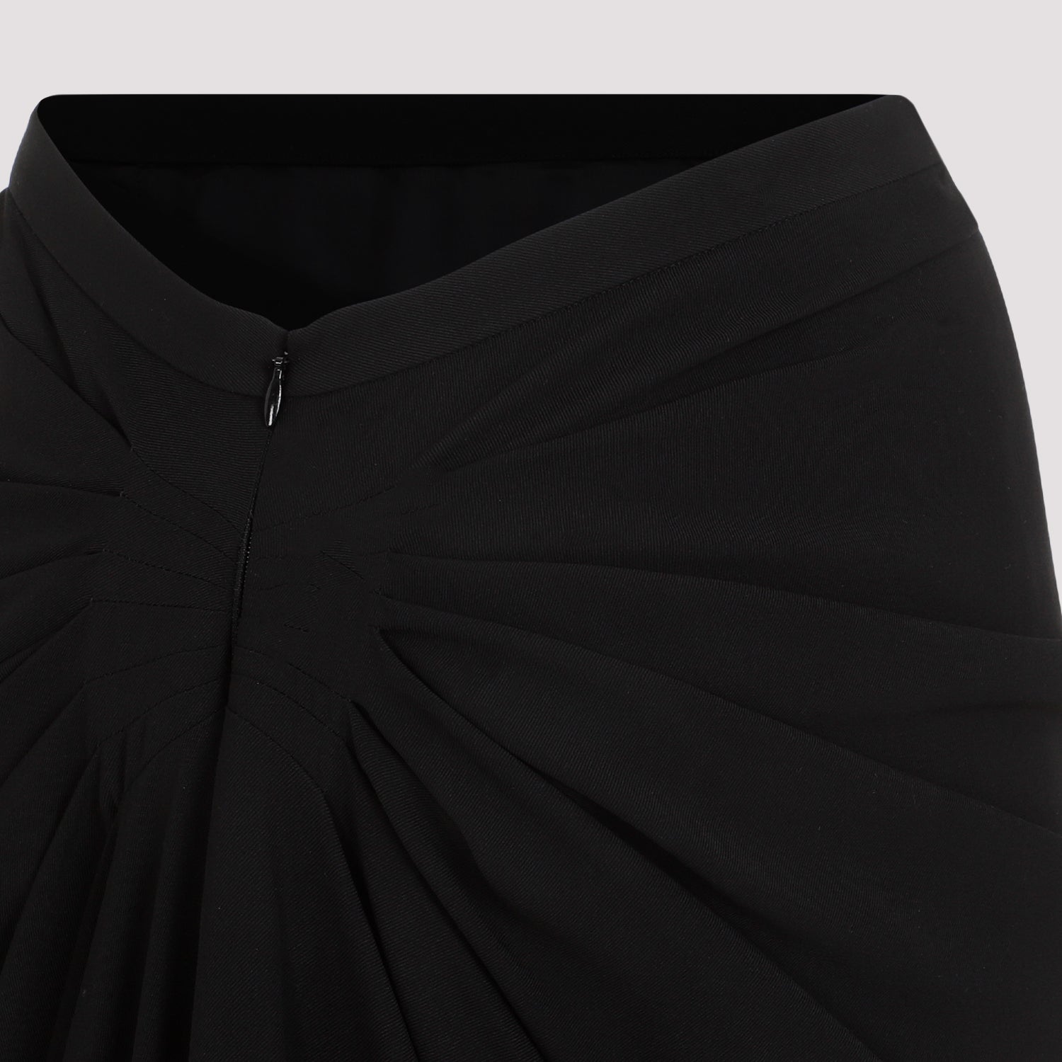 Sonata Midi Skirt Black Wool Viscose