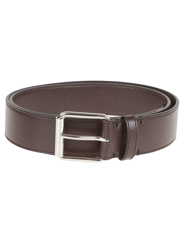 Buckle Belt Alter Mat Brown Polyester Cintura