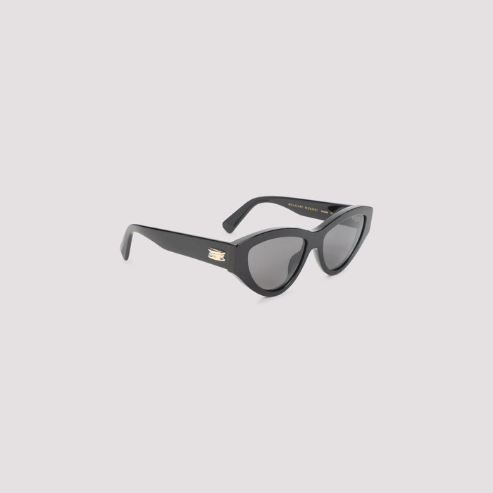 Bulgari Eyewear B.zero1 Black Cat Eye Sunglasses Acetate
