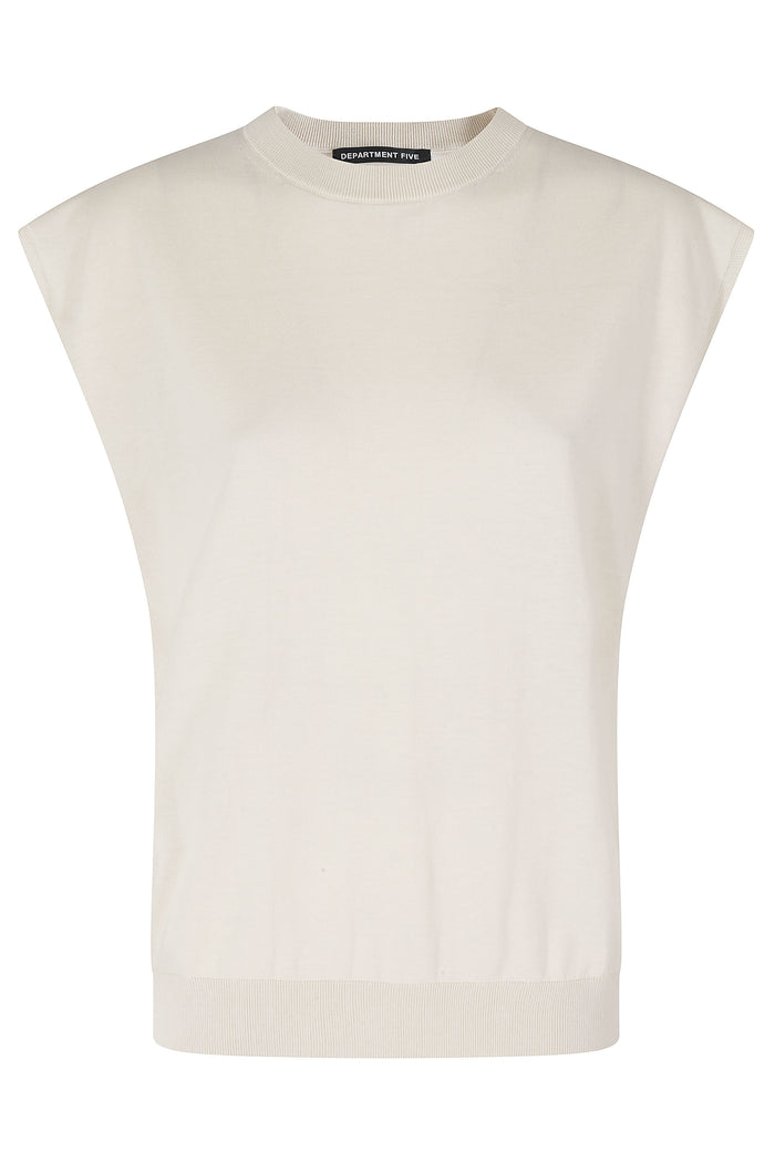 Gabuti Gilet Oblo Nude & Neutrals Cotone Seta