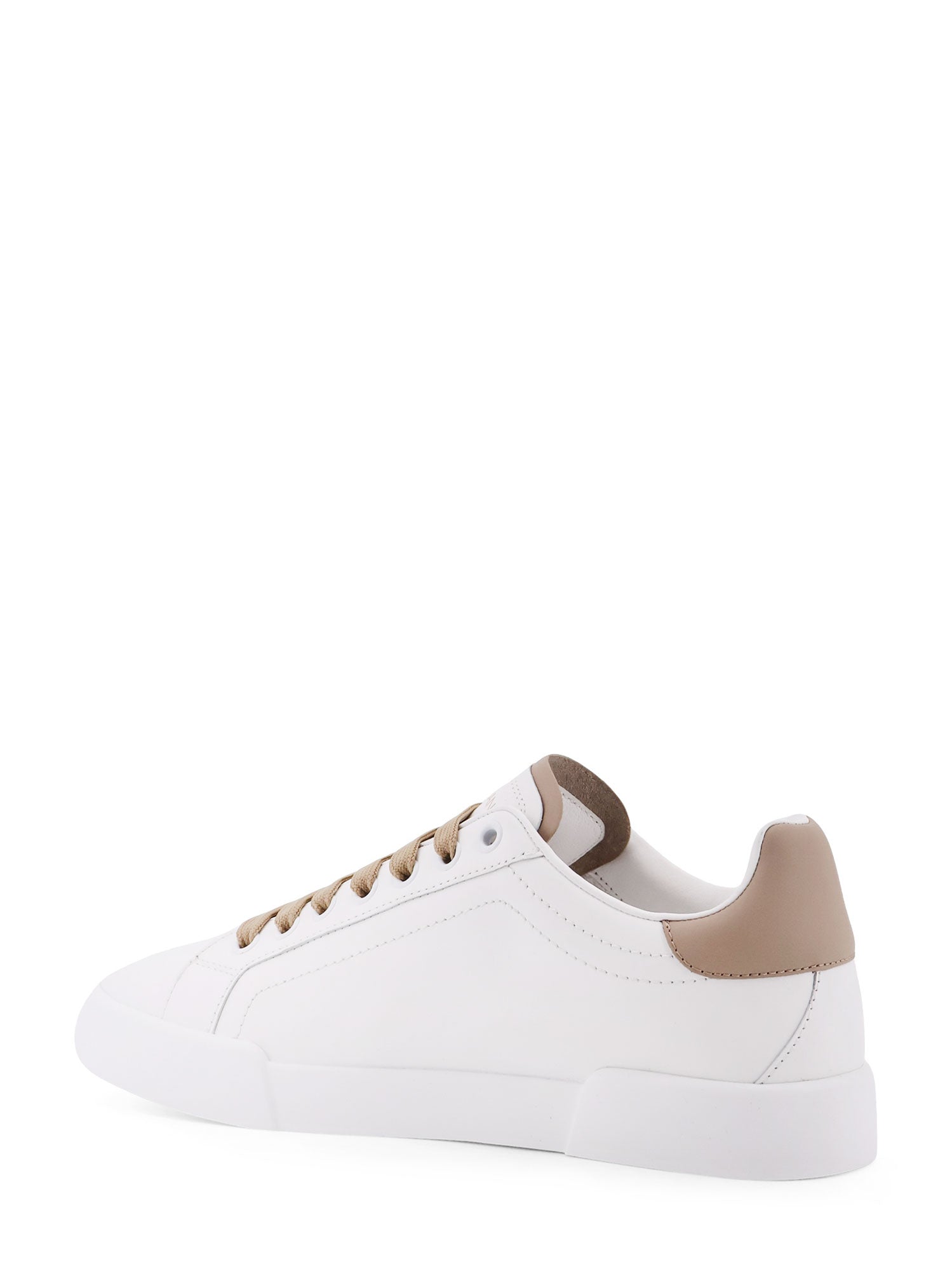 Dolce & Gabbana Sneakers Bianco/taupe Pelle