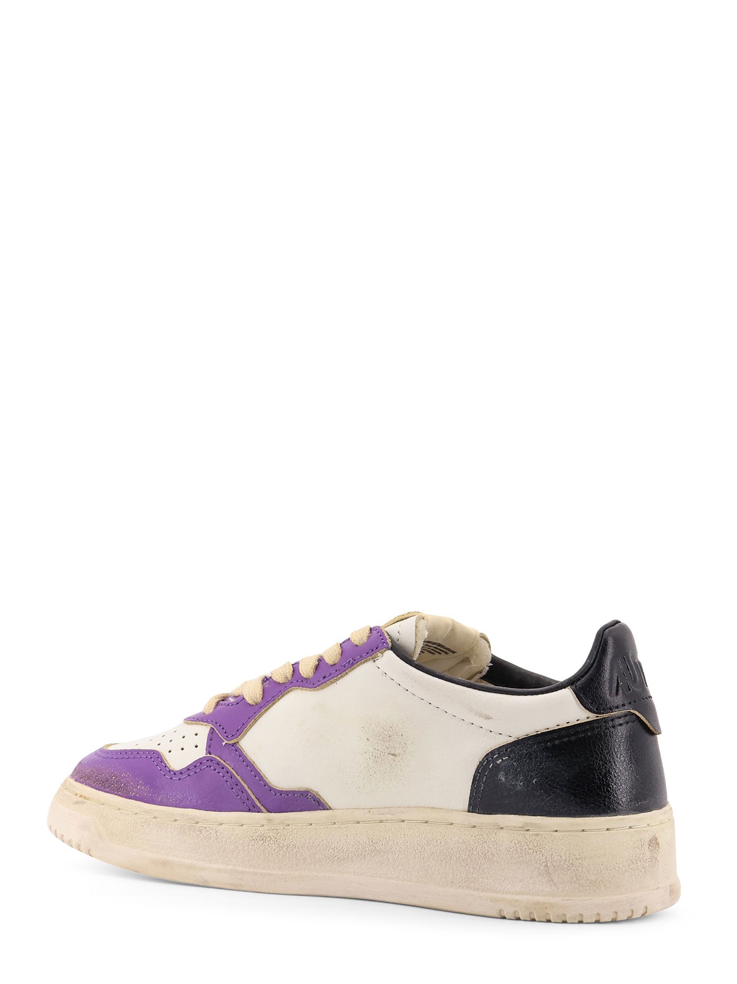 AUTRY Sneakers Bianco Viola Pelle