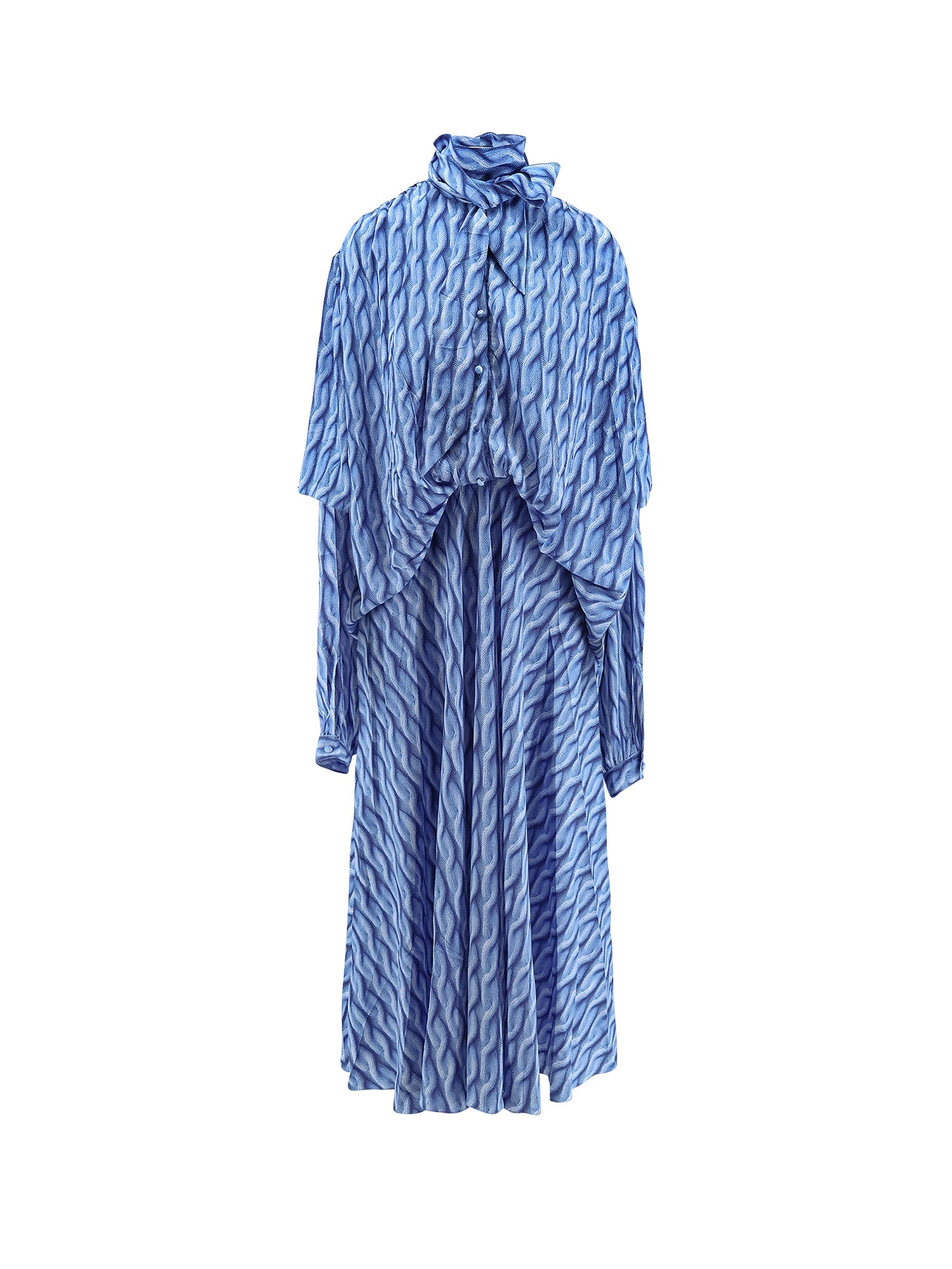 Balenciaga Dresses Blue Poliestere