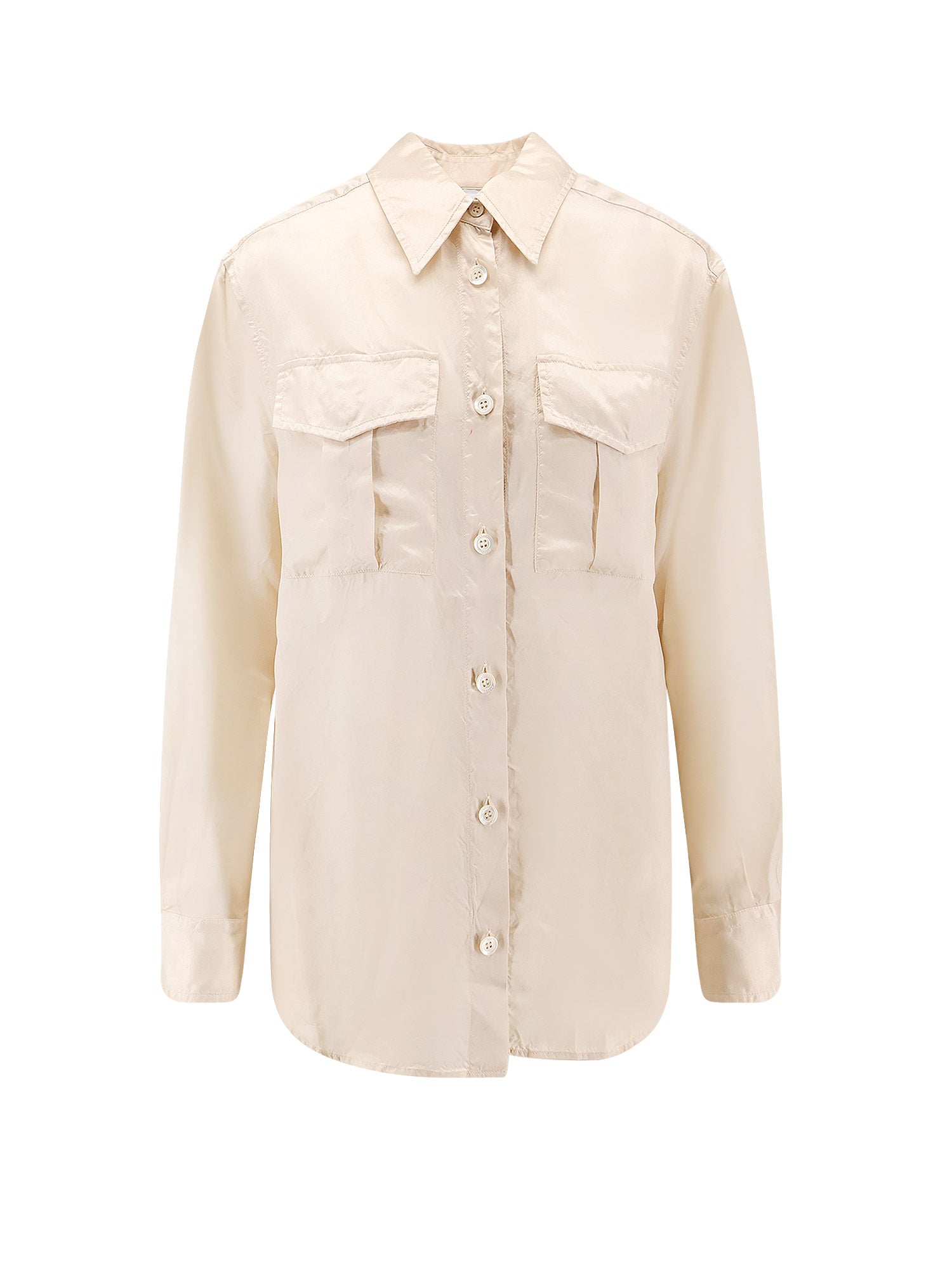 Aspesi Shirts Natural Viscosa