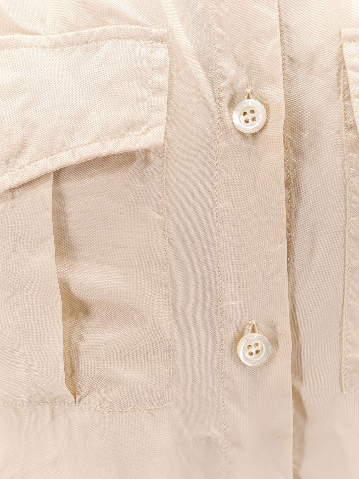 Aspesi Shirts Natural Viscosa