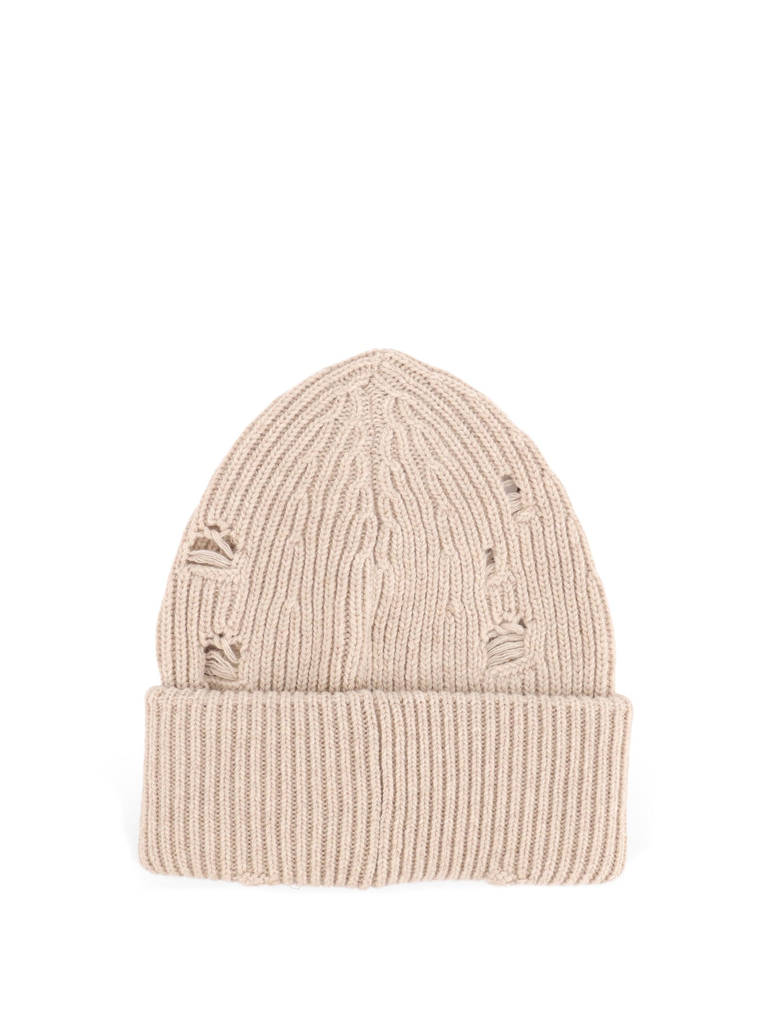 Mm6 Maison Margiela Hats Beige Lana Poliammide
