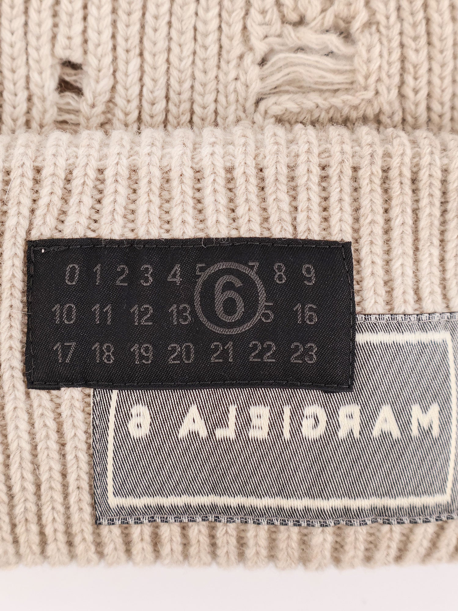 Mm6 Maison Margiela Hats Beige Lana Poliammide