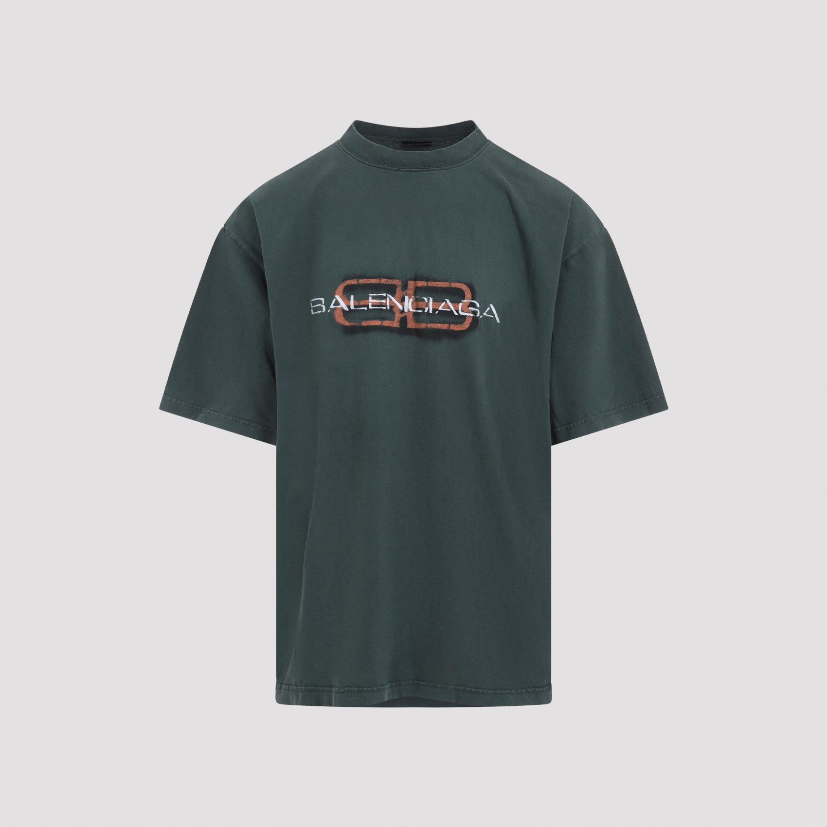 Medium Fit T-shirt Green Cotton Tshirt