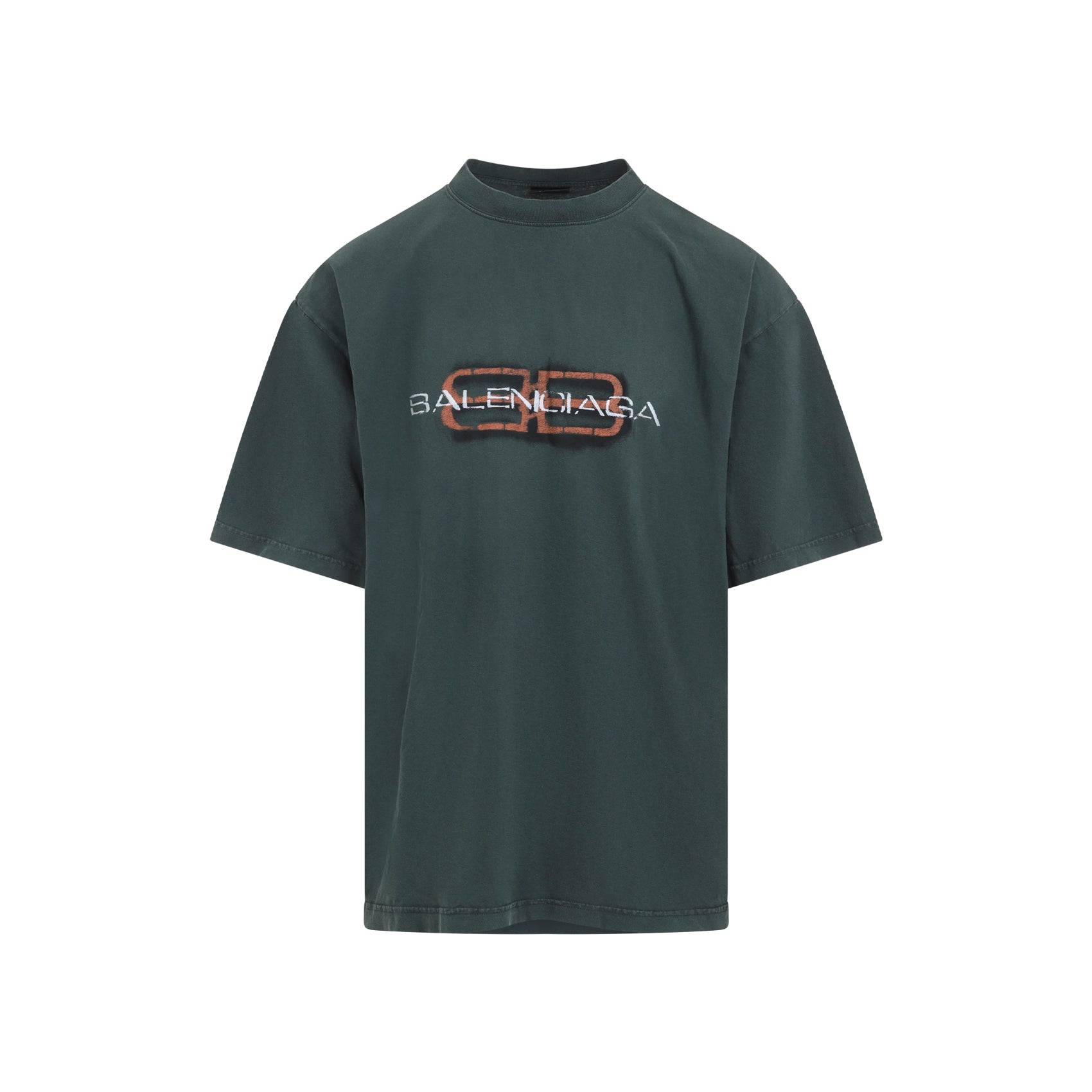 Medium Fit T-shirt Green Cotton Tshirt
