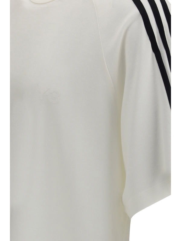 T-Shirt 3-Stripes White Lyocell T-shirts