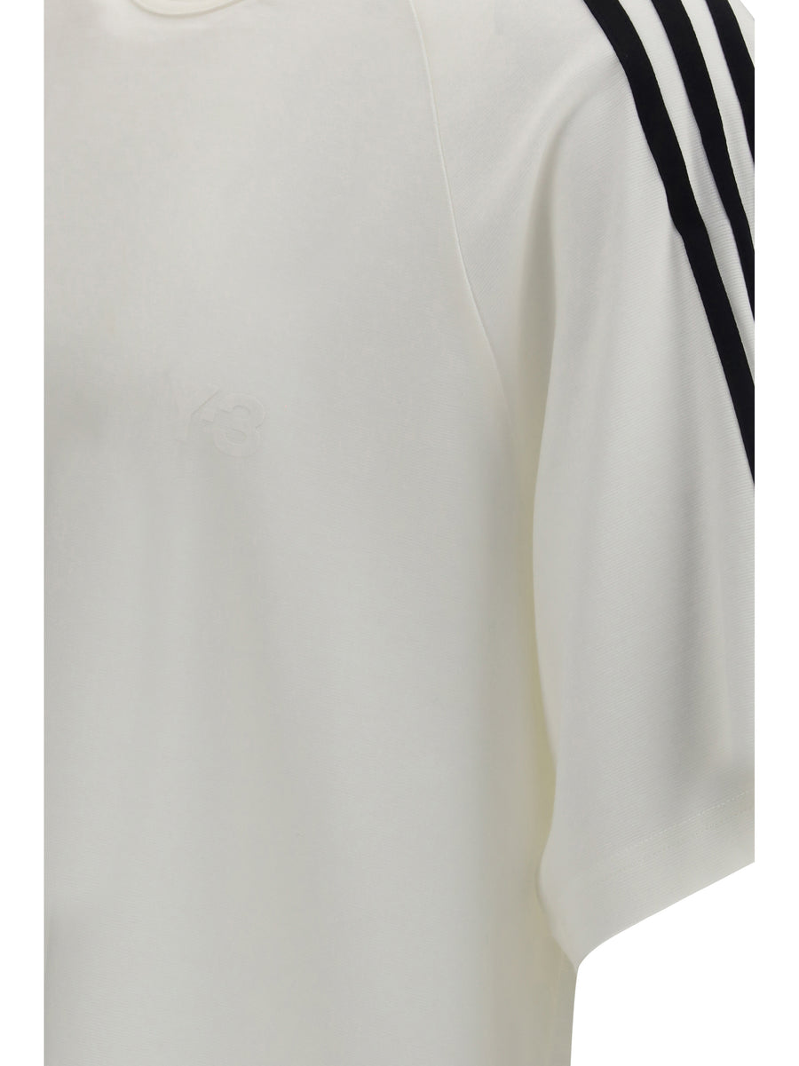 T-Shirt 3-Stripes White Lyocell T-shirts