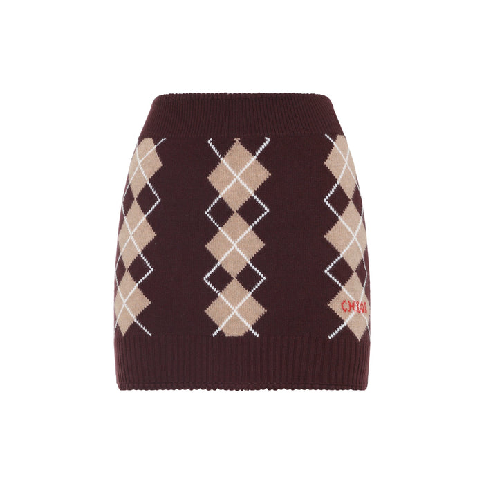 Chloe Wool Mini Skirt
