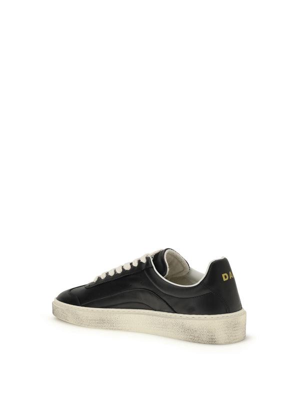 Sneakers Rider Black Calf Leather Upper: Trainers