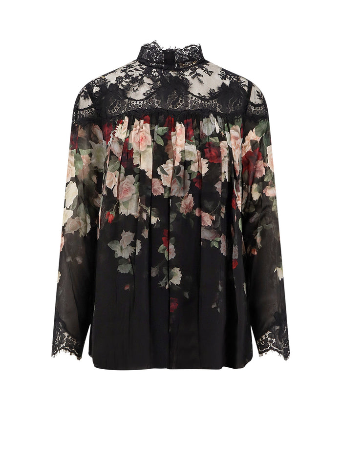 Zimmermann Shirts Black Cascade Viscose