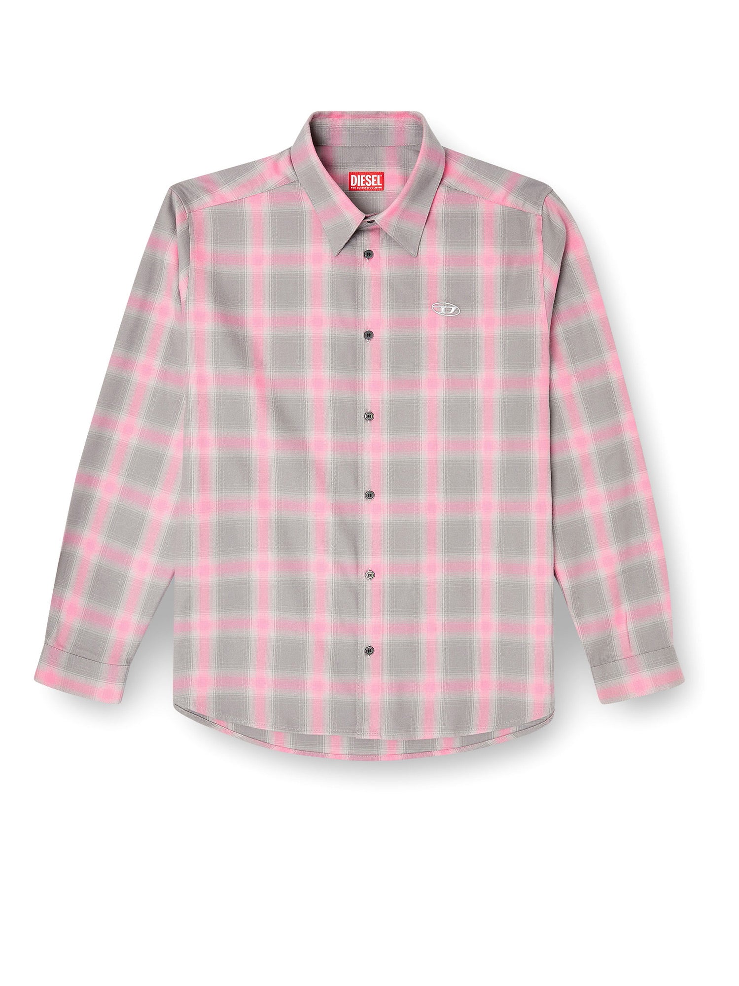 Diesel Shirts Pink Cotone Viscosa