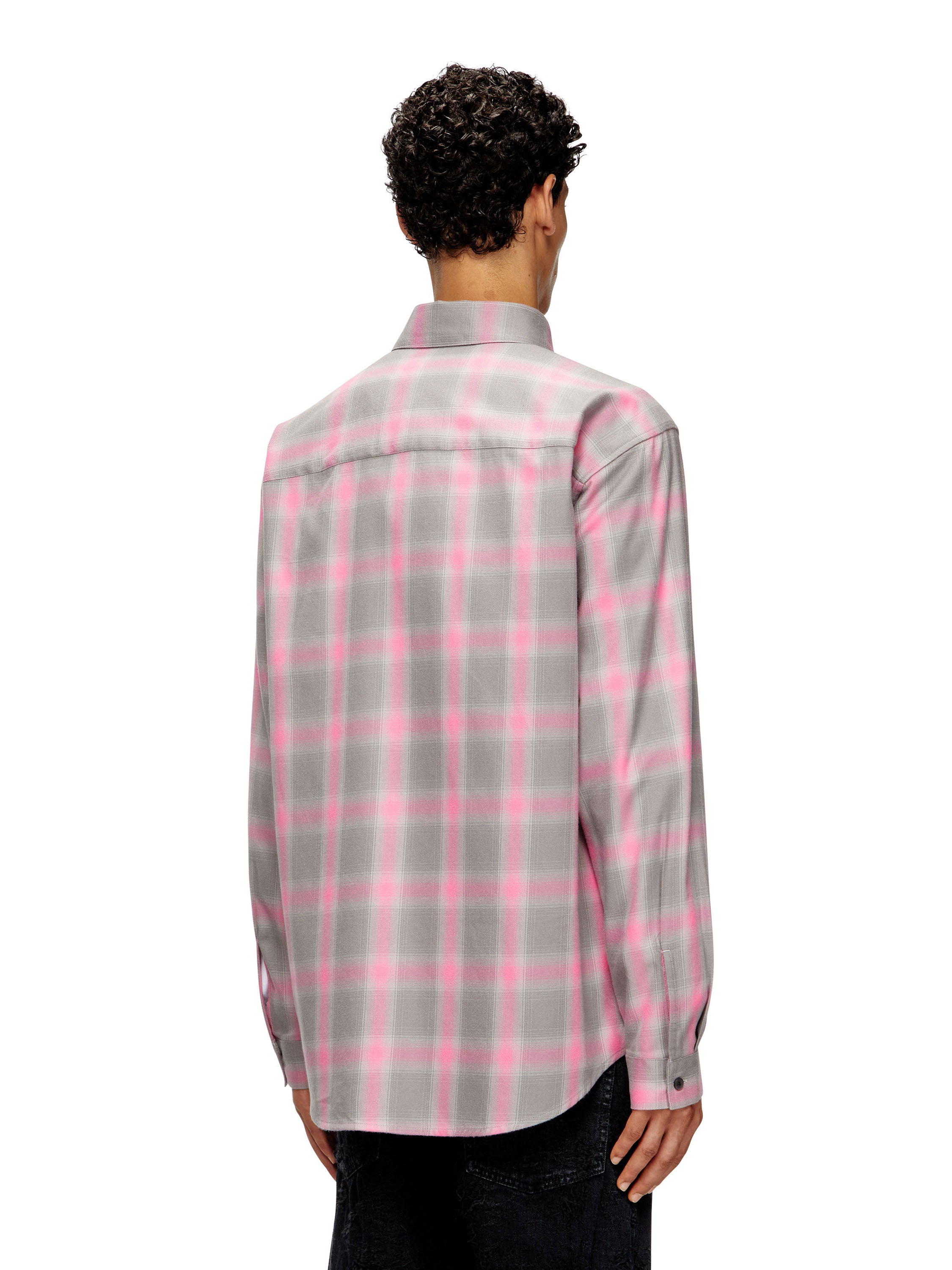 Diesel Shirts Pink Cotone Viscosa