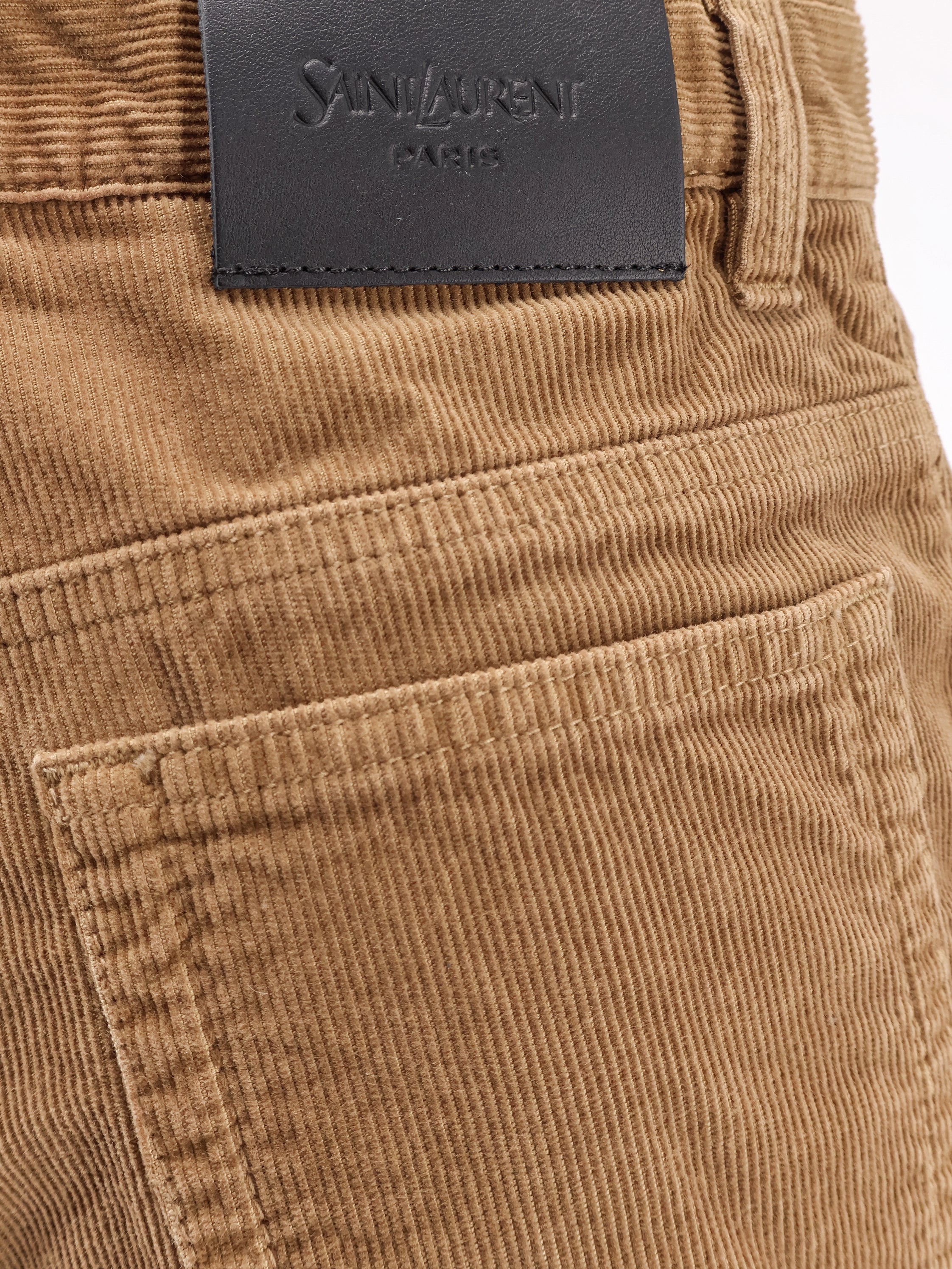 Saint Laurent RTW Fall Beige Cotone Organico