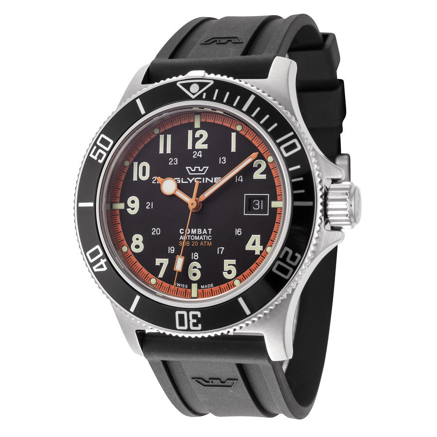 Preloved - Glycine Mens Combat Sub 42mm Automatic Watch Gl0431 One Color Watches