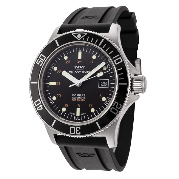 Preloved - Glycine Mens Combat Sub 42mm Automatic Watch Gl0433 One Color Watches