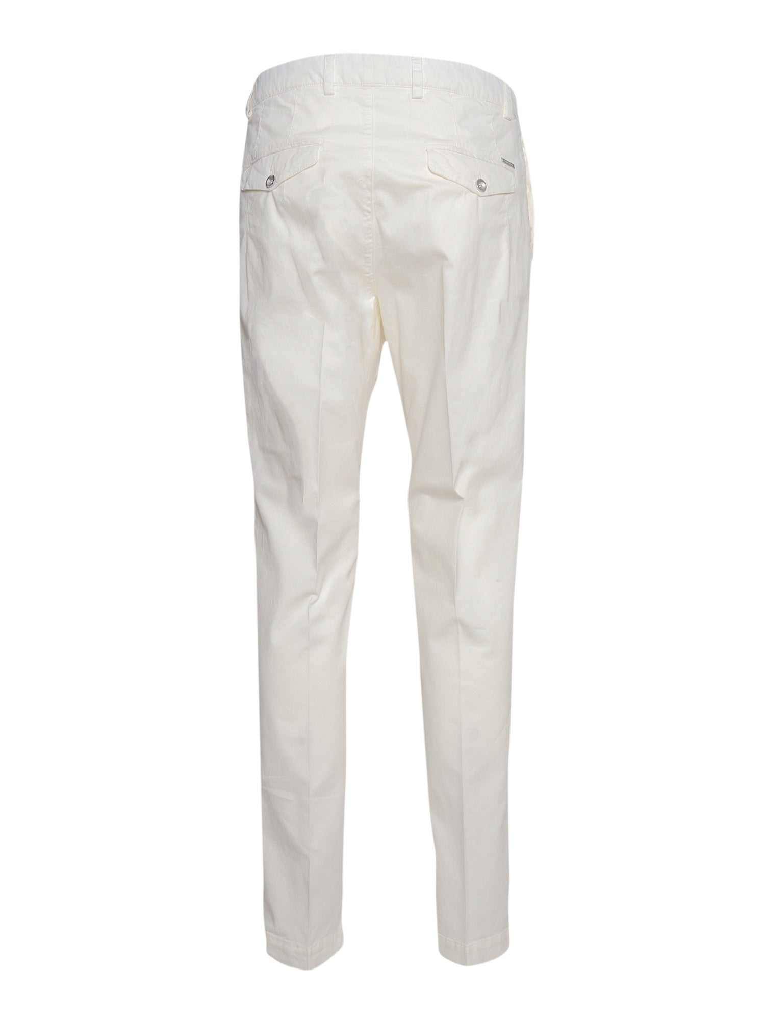 Chinos White Cotton Elastane Cotton/chino Pant