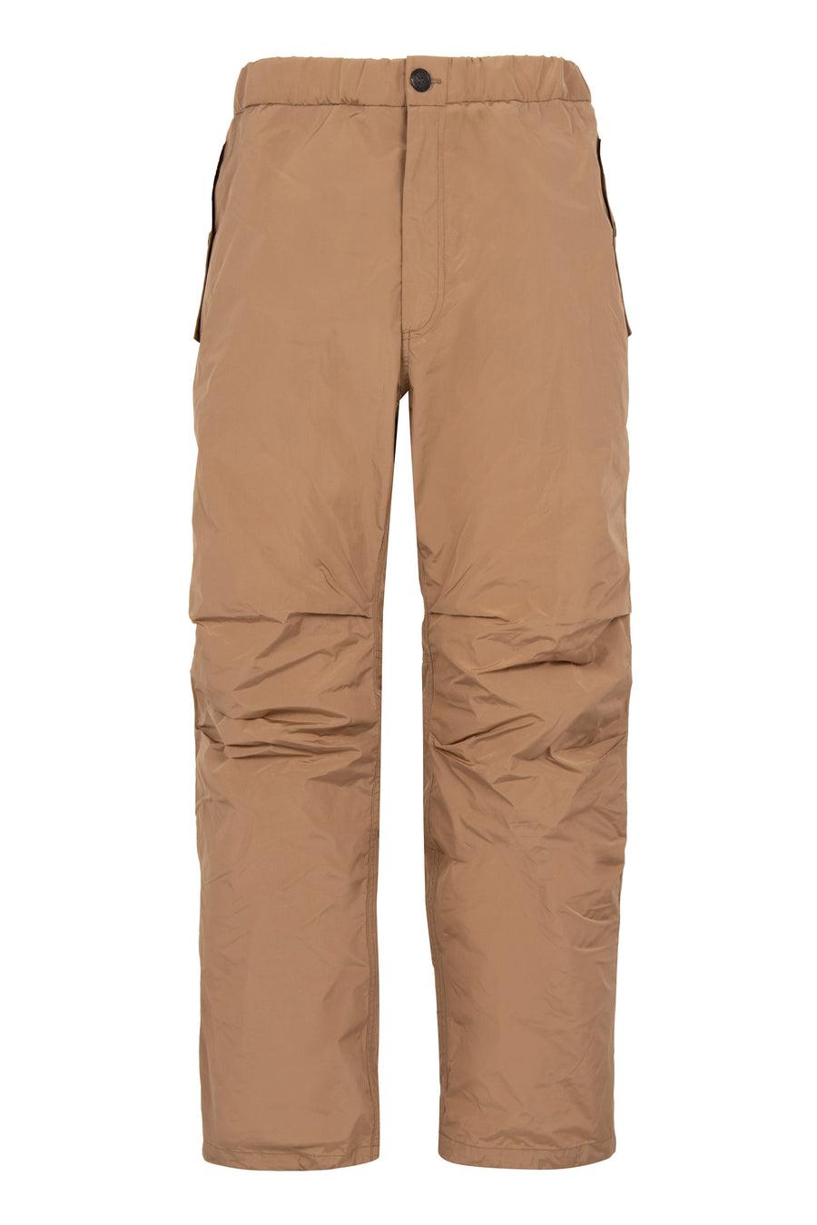 Track Pants Brown Polyester