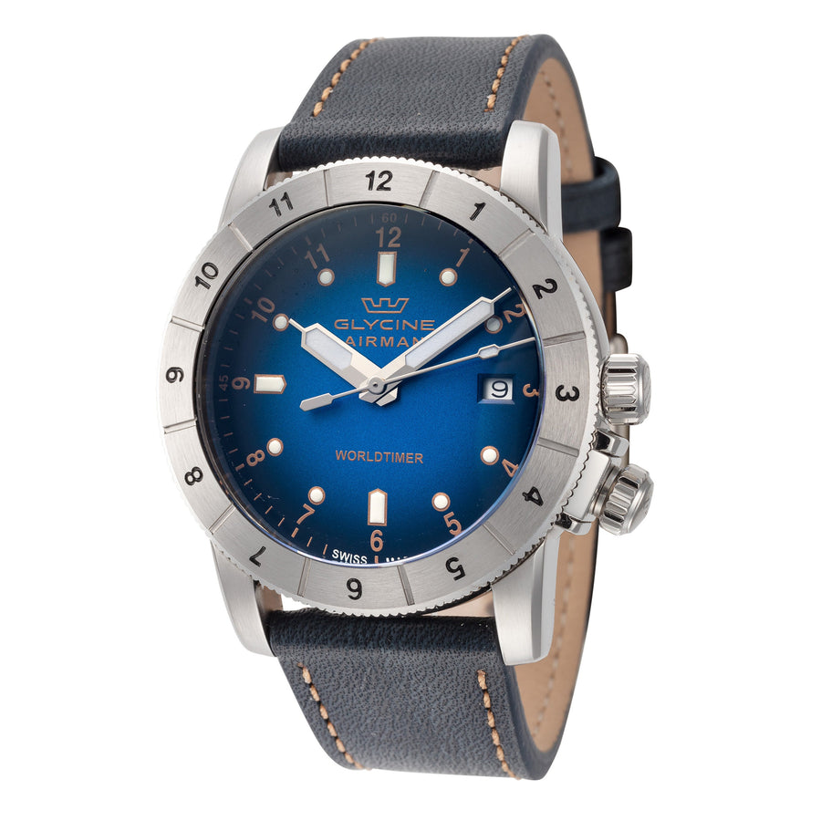 Preloved - Glycine Mens Combat Quartz 42mm Watch Gl1022 One Color Watches