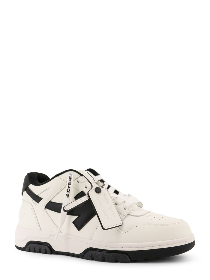Off White Sneakers - Black Pelle