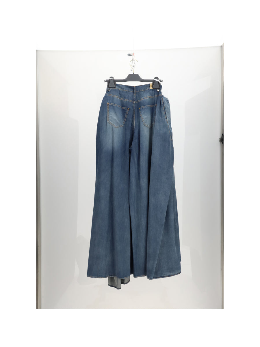 Trousers Panta Denim Blue Cotton