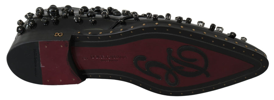 Dolce & Gabbana Leather flat in black
