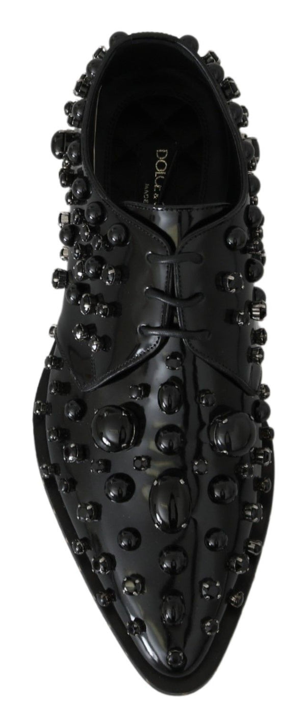 Dolce & Gabbana Leather flat in black